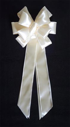 BCW5 - Classic Ivory Satin Over Ivory Poly